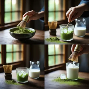 ชุดมัทฉะพร้อมชง สำหรับร้านกาแฟและทำขนม โฟมละเอียด สีสวย รสกลมกล่อม