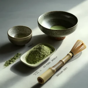 ผงมัทฉะสีเขียวสด ไม่หม่น โฟมสวย เหมาะพิธีชงชาและเมนูมัทฉะเย็น