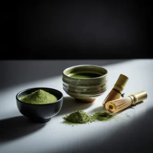 ผงชาเขียวมัทฉะบดหิน เนียนละเอียด กลิ่นอุมามิ สีสด เหมาะชงสดและลาเต้