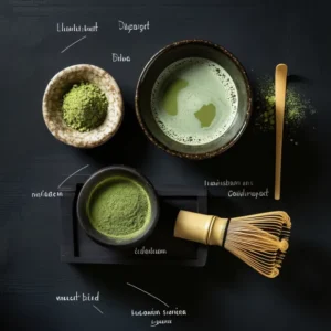 ผงชาเขียวมัทฉะบดหิน เนื้อเนียน ละเอียด หอมอุมามิ เหมาะชงสดและลาเต้