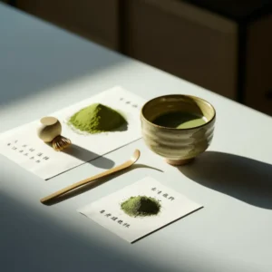 ผงชาเขียวบดละเอียด สีสด กลิ่นหอม ปิดผนึกแน่นกันอากาศ เหมาะชงร้อน–เย็นและทำไอศกรีมมัทฉะ