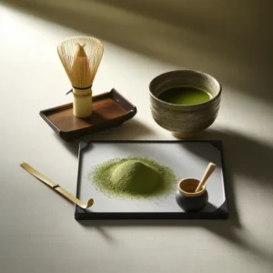 ผงชาเขียวมัทฉะบดหิน เนียนละเอียด สีสด หอมอุมามิ เหมาะชงสด–ลาเต้