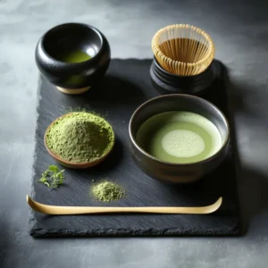 ผงมัทฉะสีเขียวสด ไม่หม่น โฟมสวย เหมาะพิธีชงชาและเมนูมัทฉะเย็น