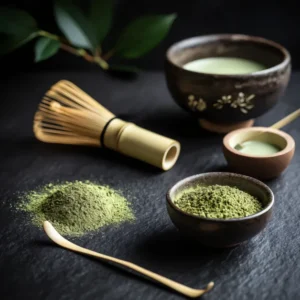 ผงมัทฉะสีเขียวสด ไม่หม่น โฟมสวย เหมาะพิธีชงชาและเมนูมัทฉะเย็น