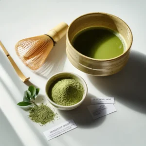 ผงมัทฉะสีเขียวสด ไม่หม่น โฟมสวย เหมาะพิธีชงชาและเมนูมัทฉะเย็น