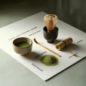 ผงชาเขียวมัทฉะบดหิน เนียนละเอียด สีสด หอมอุมามิ เหมาะชงสด–ลาเต้