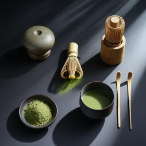 ผงมัทฉะสีเขียวสด ไม่หม่น โฟมสวย เหมาะพิธีชงชาและเมนูมัทฉะเย็น