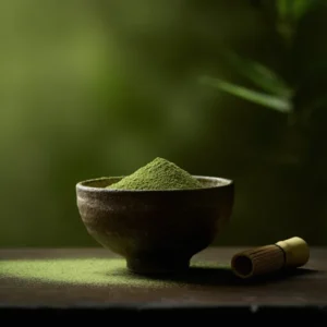 ผงชาเขียวมัทฉะคัดพิเศษ สีสด กลิ่นหวานหญ้าอ่อน เหมาะชงสด–ลาเต้