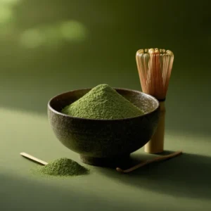 ผงชาเขียวมัทฉะคุณภาพสูง กลิ่นหอมละมุน ชงง่าย ละลายเร็ว เหมาะทำมัทฉะลาเต้และขนม