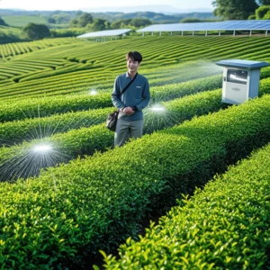 แปลงปลูกชาเขียวคุณภาพ ภายใต้ร่มเงา เสริมกลิ่นหวานหญ้าอ่อนของมัทฉะ