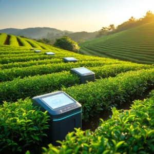 ทิวไร่ชาเขียวใต้ร่มเงา สภาพแวดล้อมเหมาะผลิตใบเทนฉะเพื่อผงมัทฉะรสอุมามิ