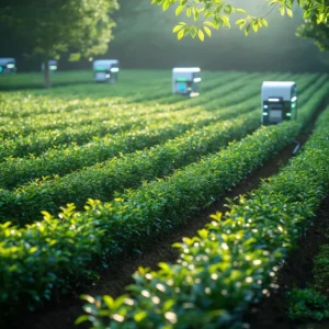 แนวไร่ชาเขียวดูแลแบบเฉพาะทาง เพิ่มคุณภาพผงมัทฉะ สีเขียวสด รสละมุน