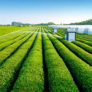 วิวไร่ชาเขียวปลูกใต้ร่มเงา เพิ่มคลอโรฟิลล์และอูมามิ เหมาะทำมัทฉะหอมหวานนุ่ม