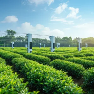 แปลงชาเขียวปลูกใต้ร่มเงา ใบอ่อนคุณภาพสูง ให้ผงมัทฉะสีสด รสกลมกล่อมตามแบบฉบับญี่ปุ่น