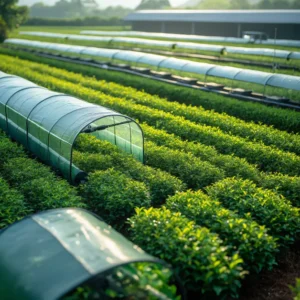 แปลงปลูกชาเขียวภายใต้ร่มเงา ช่วยเพิ่มคลอโรฟิลล์และอูมามิ แหล่งมัทฉะคุณภาพดี